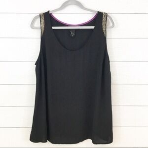 Lane Bryant Sequin Detail Sleeveless Top